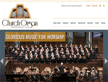 Tablet Screenshot of churchorgans.net