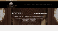 Desktop Screenshot of churchorgans.ca