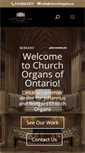 Mobile Screenshot of churchorgans.ca